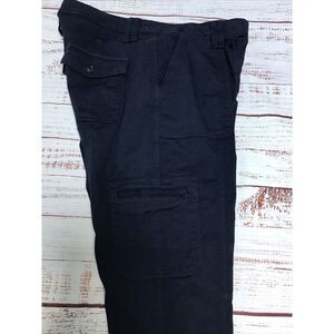 Chico's Straight Leg Navy Cargo Pants Size 1R/8